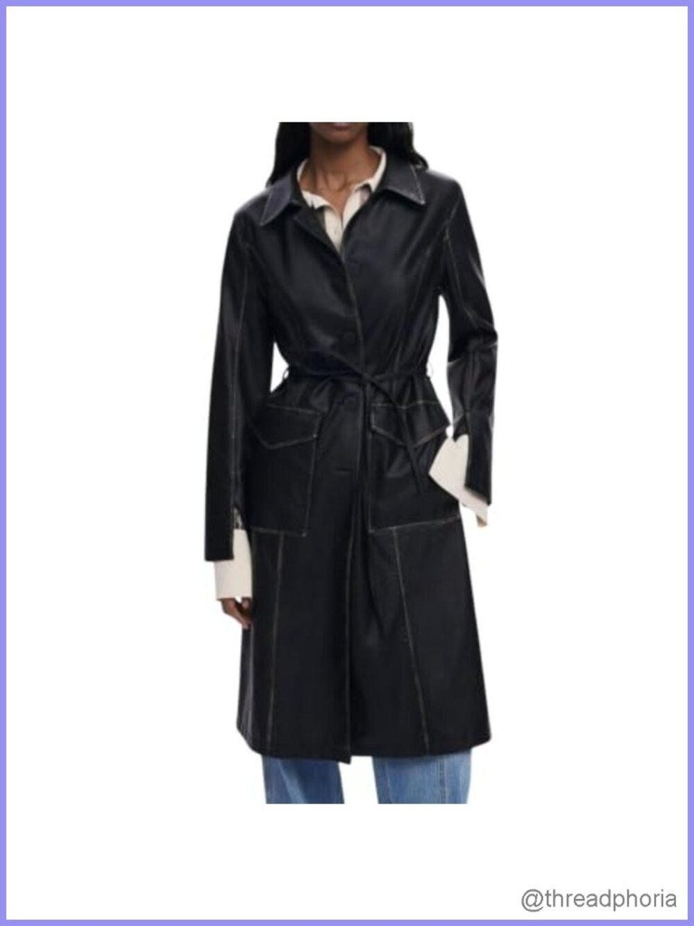 Wool Pea Coat Wool Blend Button Front Collared Mid-Length Classic